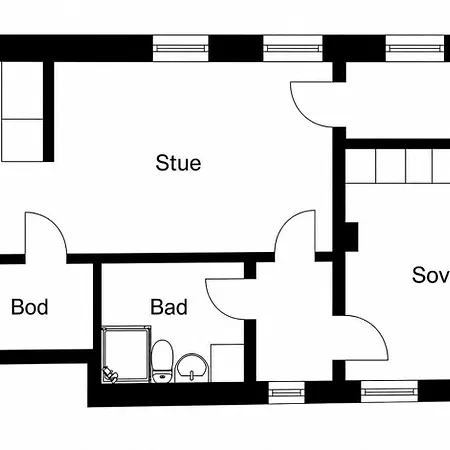 Daire Cozy 1br Sandviken - Gg2 Bergen